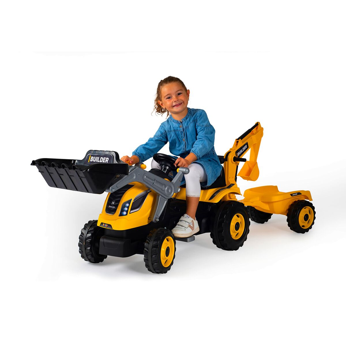 Kolmratas Smoby Haagis Traktor